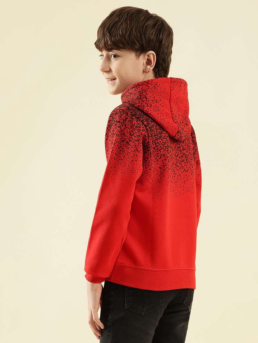 boys printed long sleeve hooded sweatshirt - 21997801 - Standard Image - 3