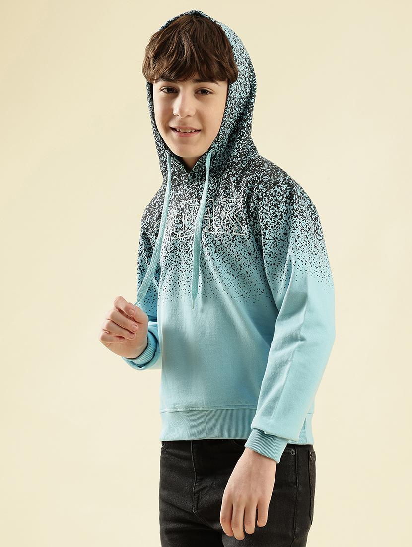 boys printed long sleeve hooded sweatshirt - 21997802 - Standard Image - 3
