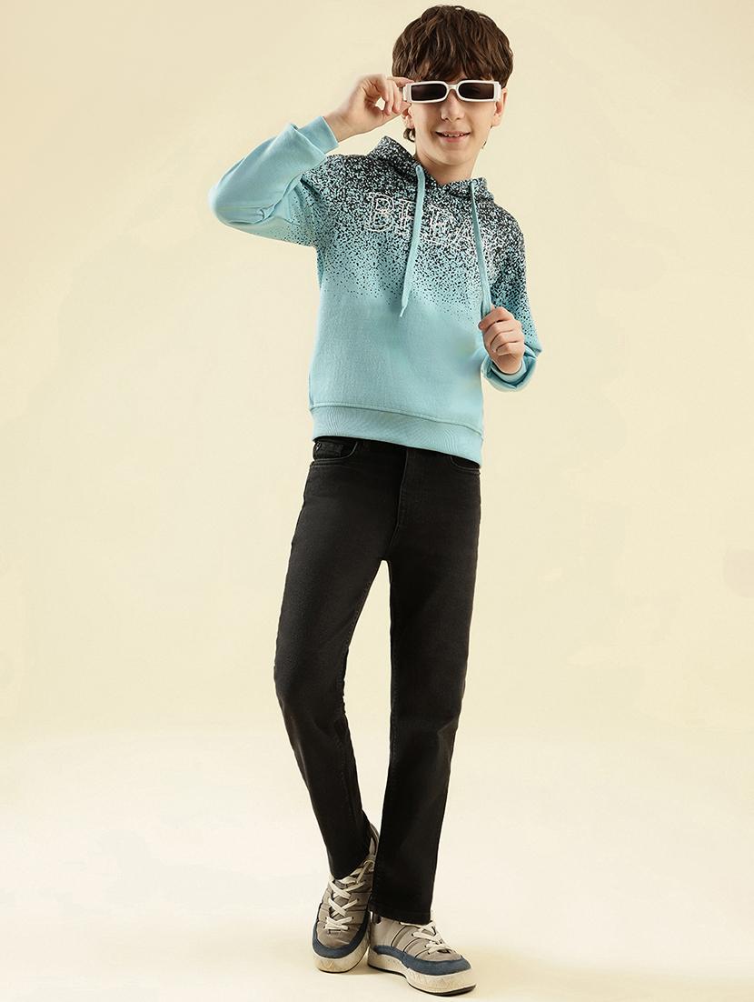 boys printed long sleeve hooded sweatshirt - 21997802 - Standard Image - 5