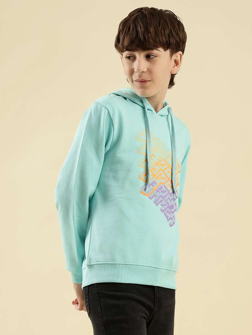 boys printed long sleeve  hooded sweatshirt - 21997809 -  Standard Image - 3