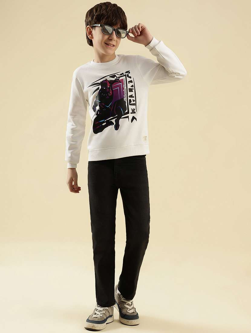 boys printed long sleeve sweatshirt - 21997810 - Standard Image - 5