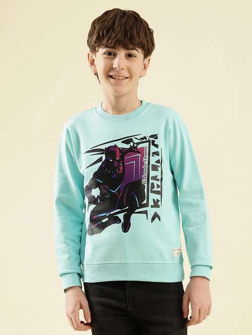 boys printed long sleeve sweatshirt - 21997811 -  Standard Image - 0