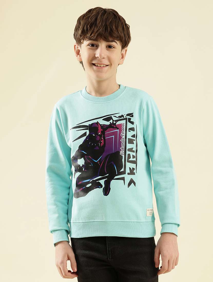 boys printed long sleeve sweatshirt