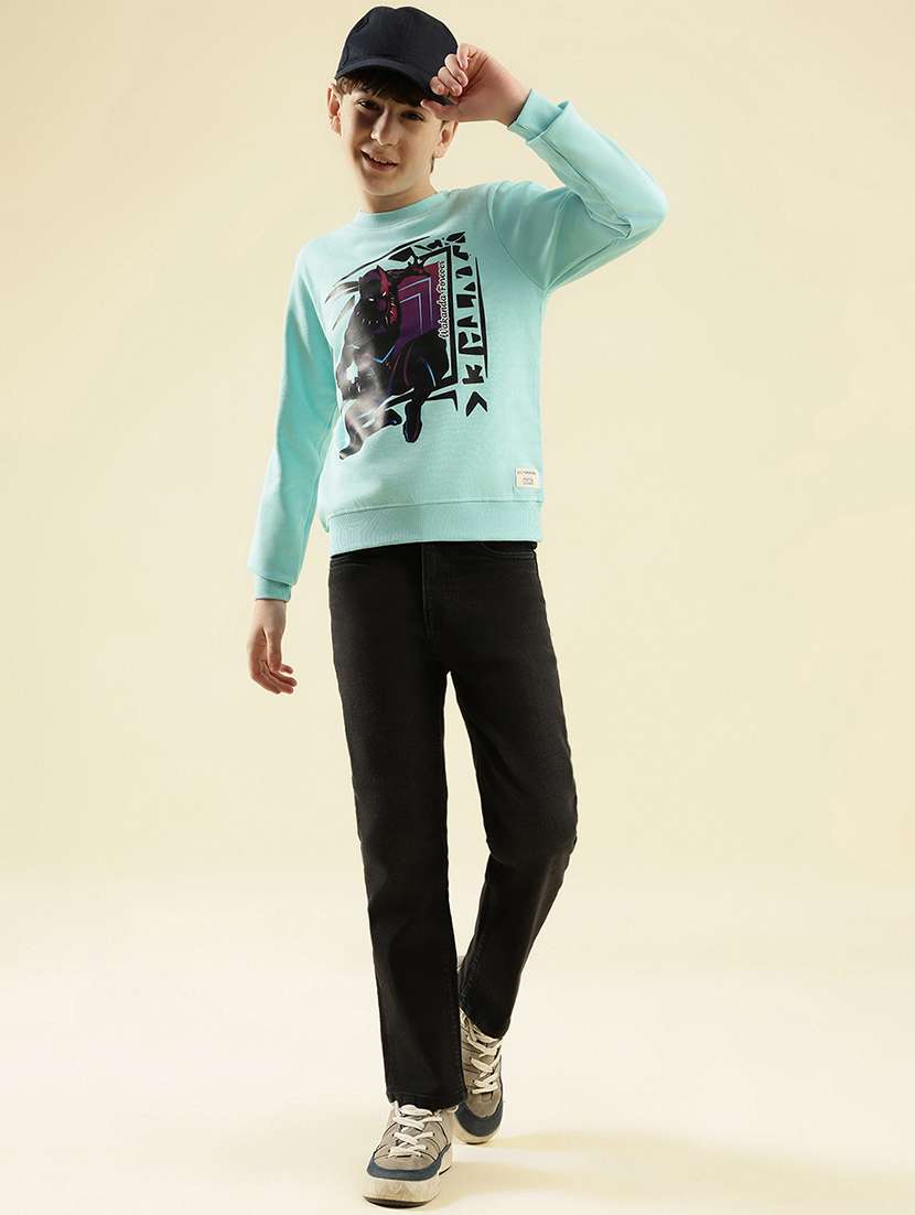 boys printed long sleeve sweatshirt - 21997811 - Standard Image - 5
