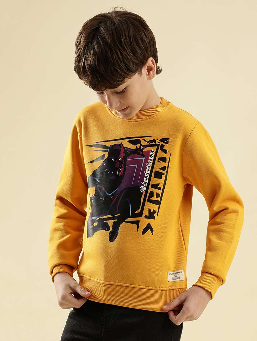 boys printed long sleeve sweatshirt - 21997812 -  Standard Image - 3