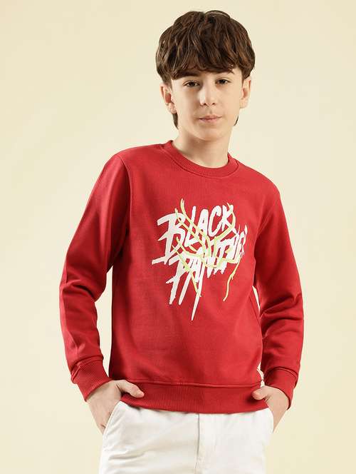boys printed long sleeve sweatshirt - 21997813 - Standard Image - 0