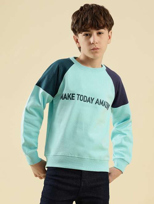 boys printed long sleeve sweatshirt - 21997817 -  Standard Image - 0