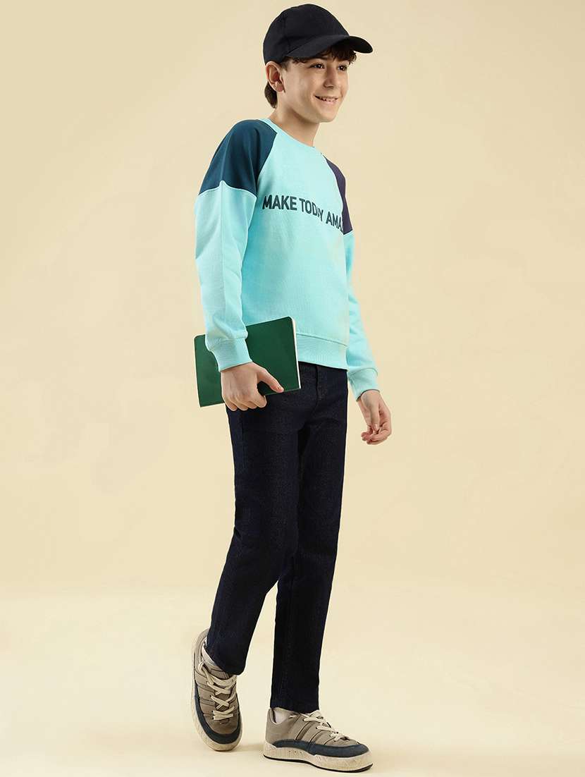 boys printed long sleeve sweatshirt - 21997817 -  Standard Image - 5