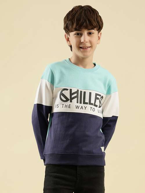 boys printed long sleeve sweatshirt - 21997824 -  Standard Image - 0