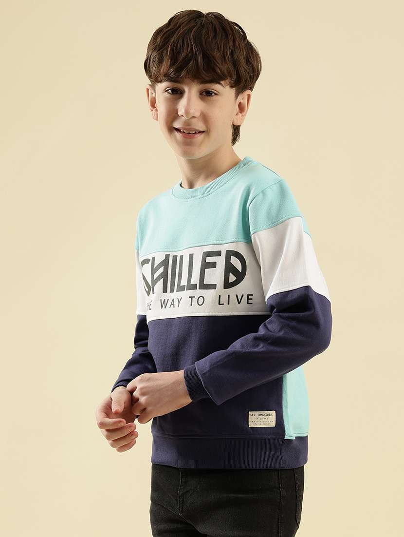 boys printed long sleeve sweatshirt - 21997824 - Standard Image - 3