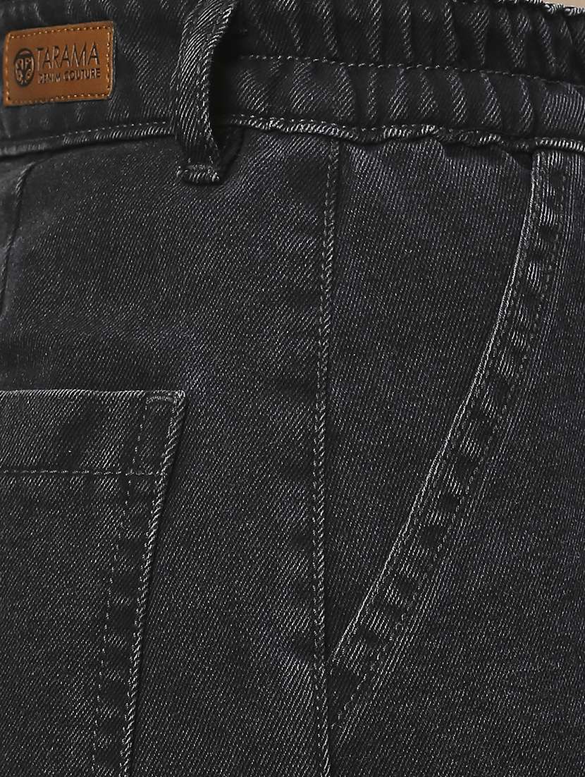 women solid high rise relaxed fit cargo - 21997895 -  Standard Image - 5