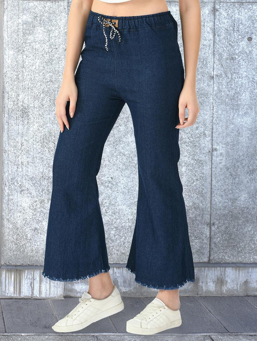 women solid mid rise bootcut jean - 21997902 - Zoom Image - 0