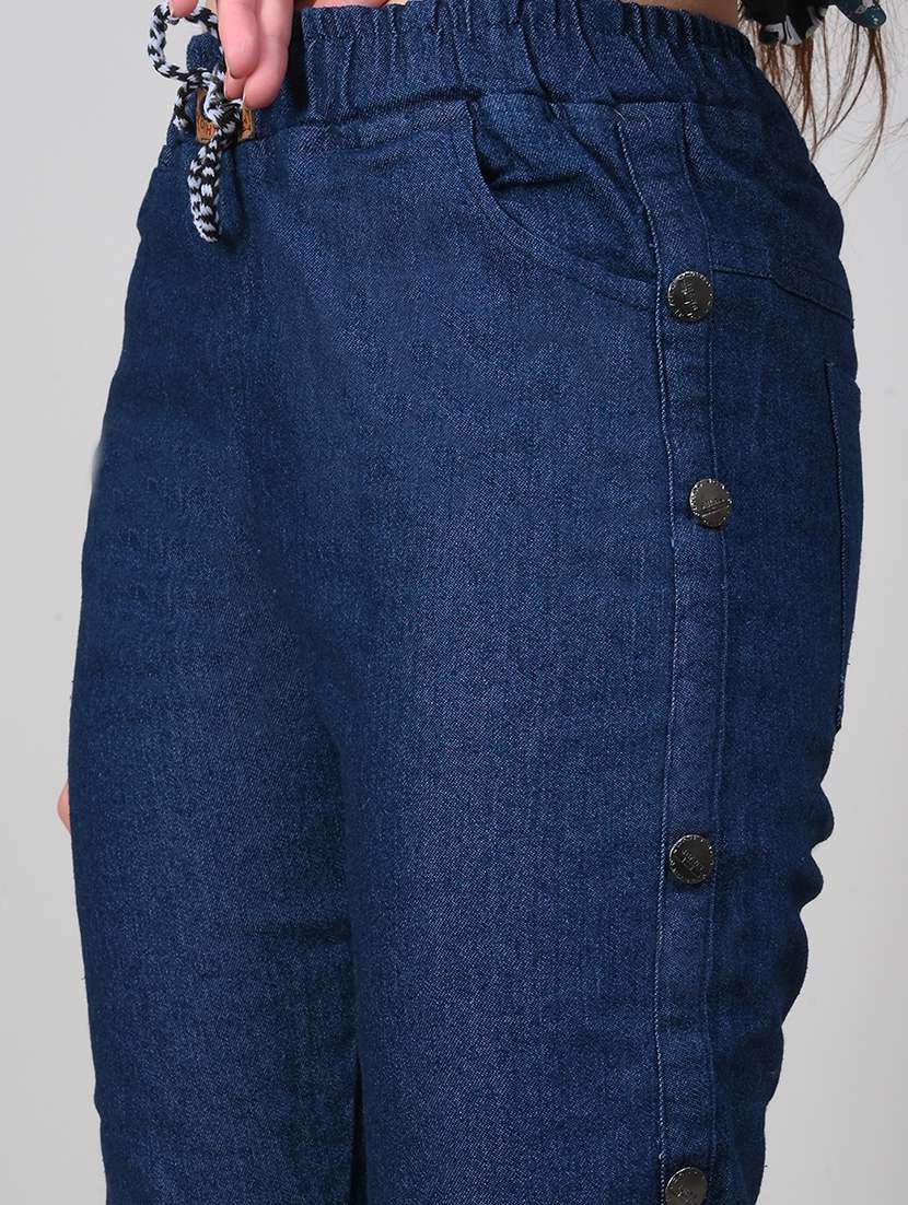 women solid mid rise relaxed fit jean - 21997905 - Standard Image - 3