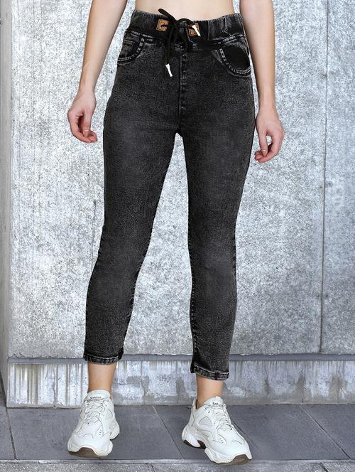 women solid mid rise skinny fit jean - 21997916 -  Standard Image - 0