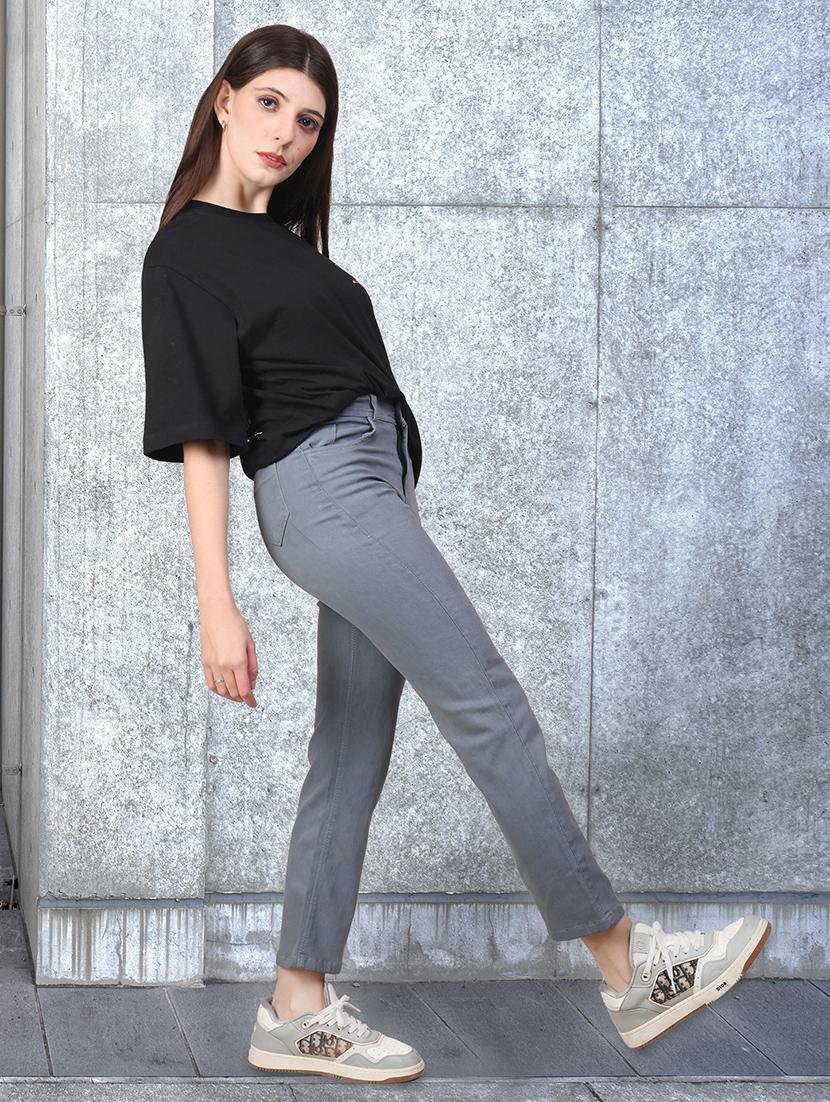 women solid mid rise bootcut jean - 21997920 - Standard Image - 3