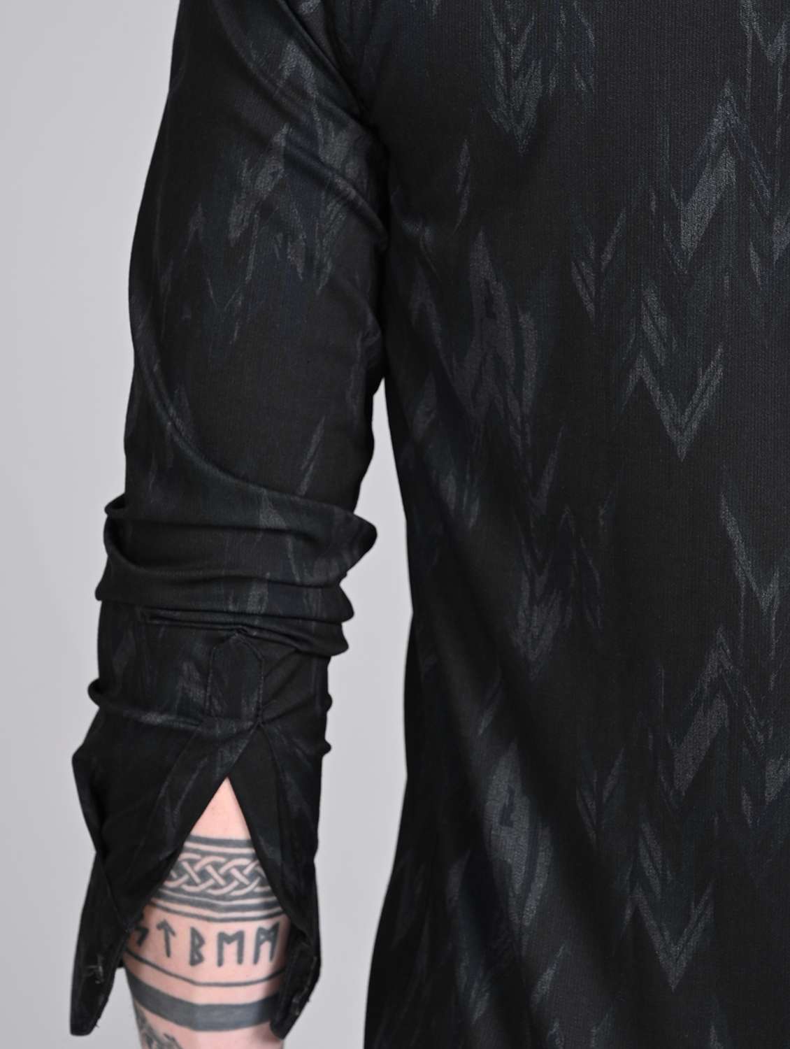 men printed long sleeve regular fit casual shirt - 21997957 -  Standard Image - 5