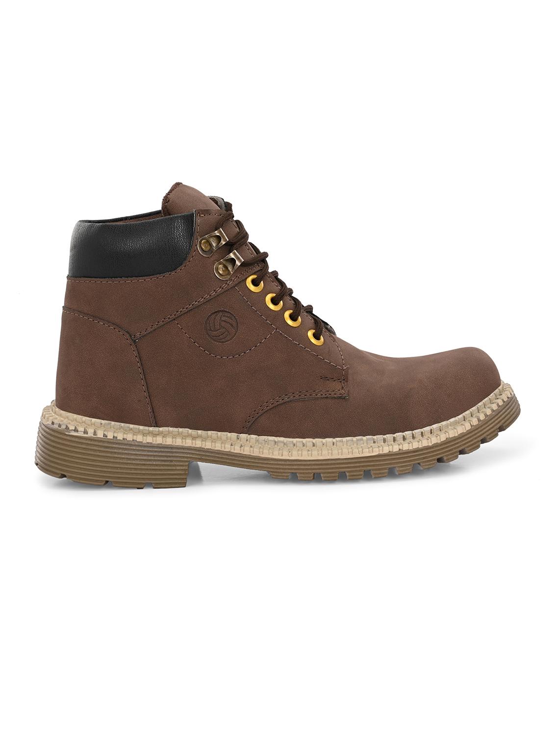 men brown lace up boot - 21998010 - Standard Image - 3