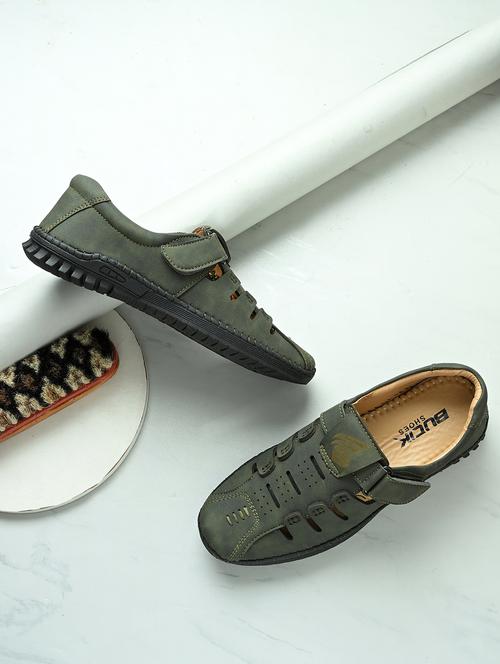 men olive fisherman sandal - 21998029 - Standard Image - 0