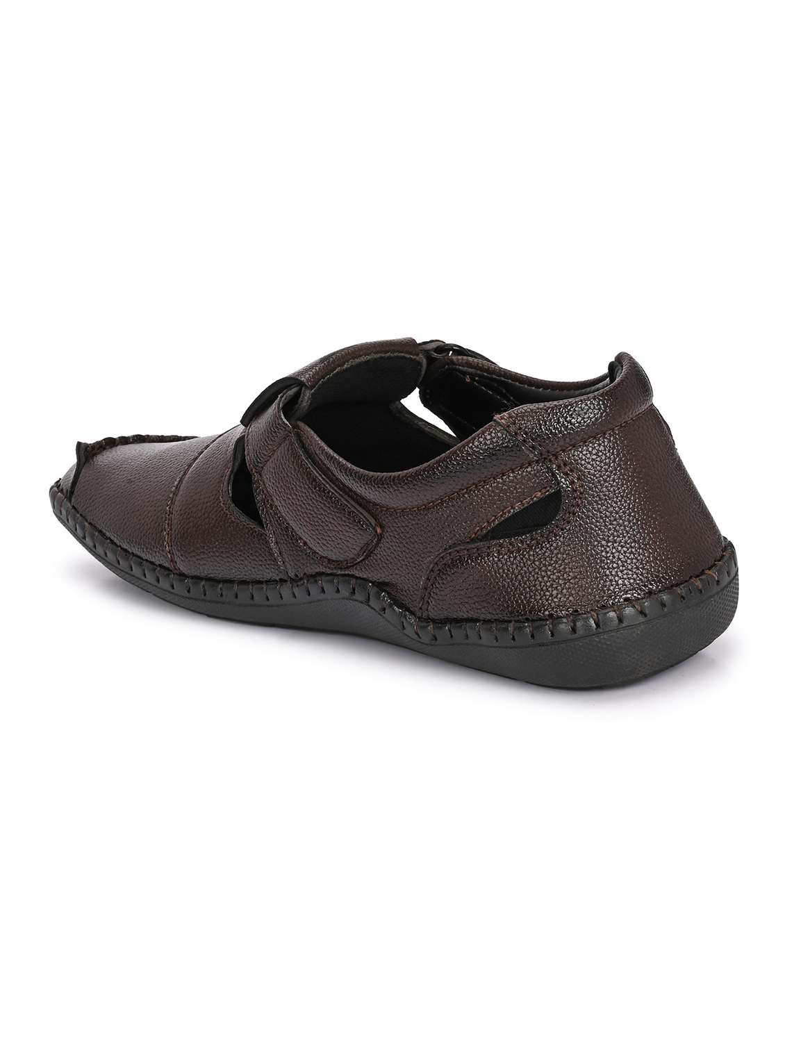 men solid close back sandal - 21998032 -  Standard Image - 3