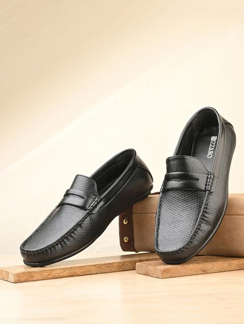 men black slip on loafer - 21998055 - Standard Image - 0