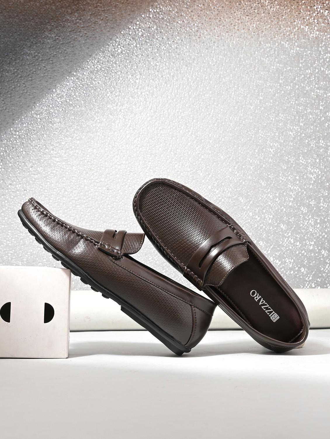 men brown slip on loafer - 21998056 - Zoom Image - 0