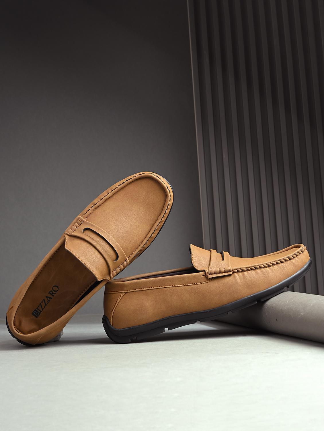 men tan slip on loafer - 21998062 - Zoom Image - 0