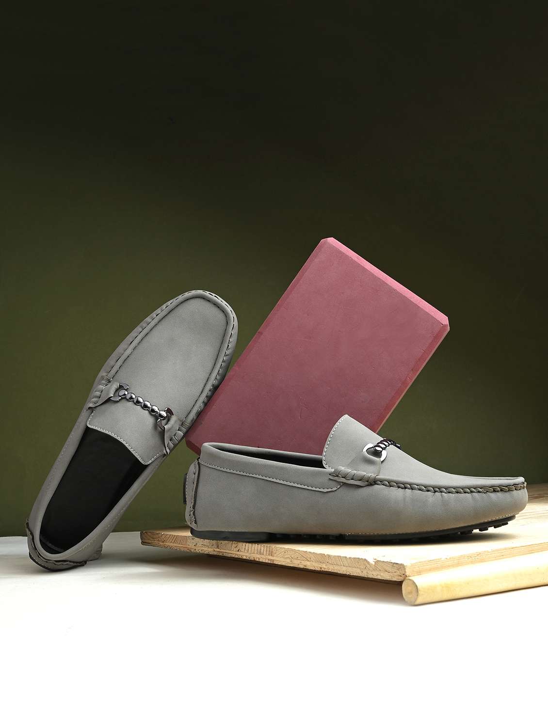 men slip on horsebit loafer - 21998070 - Zoom Image - 0