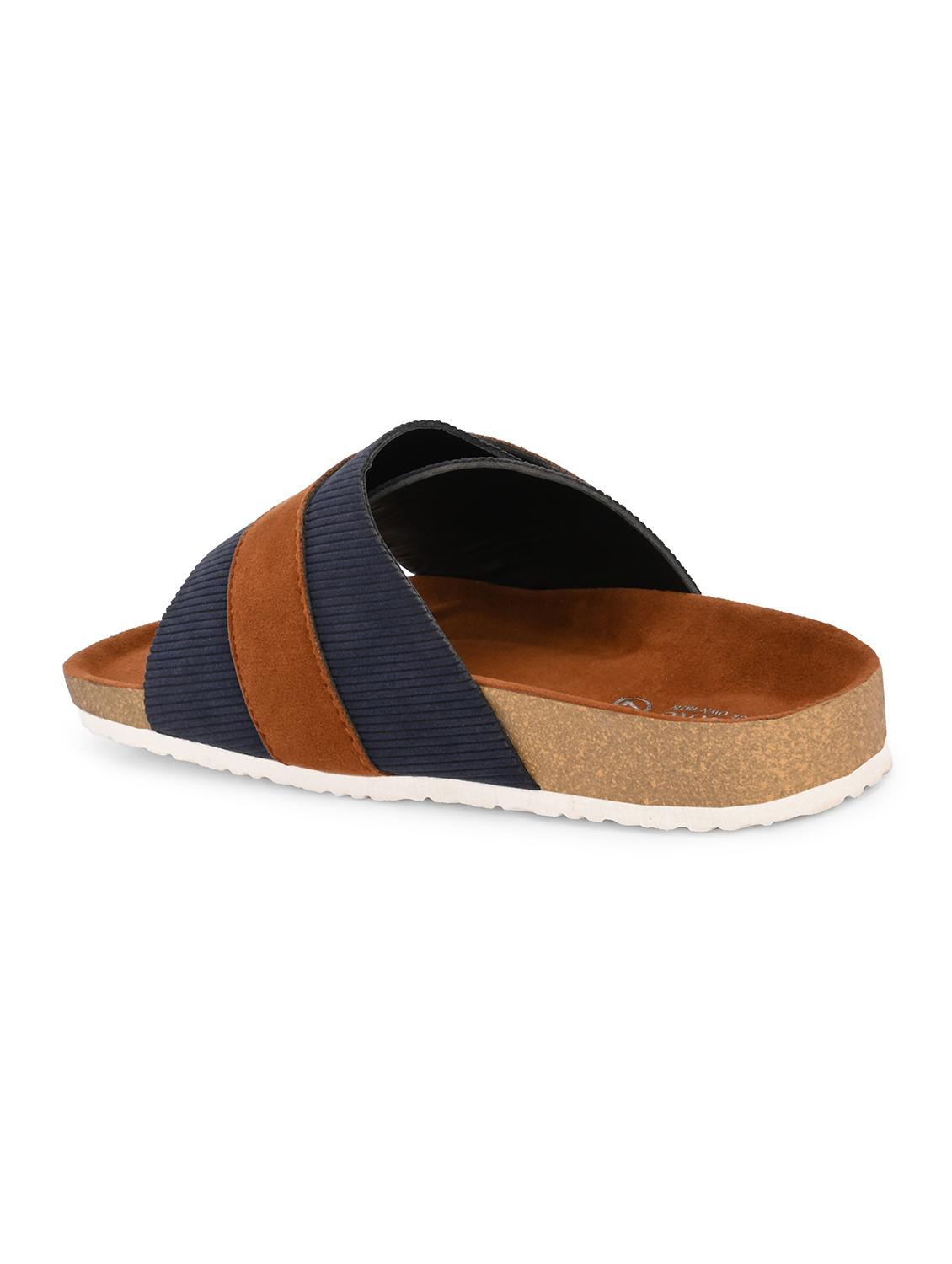 men blue slip on sandal - 21998078 - Standard Image - 3