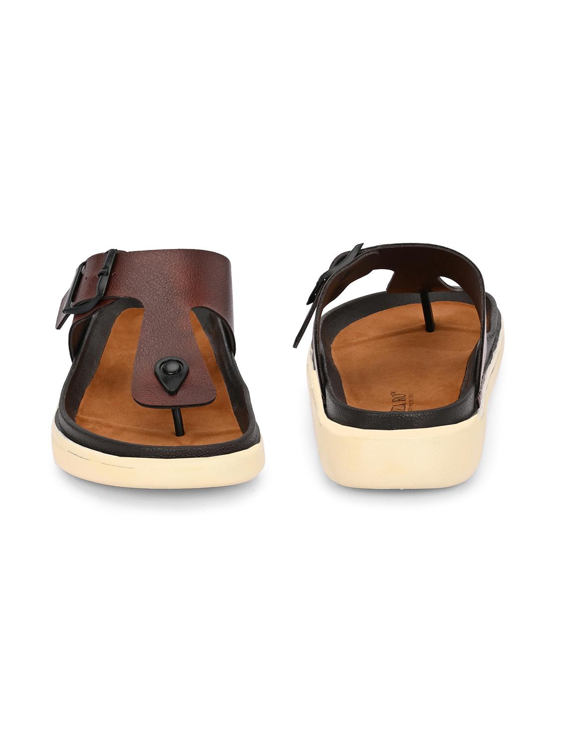 men solid toe separator sandal - 21998084 - Standard Image - 3
