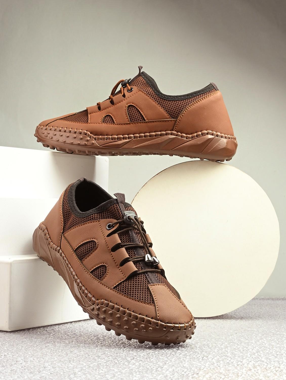 men brown lace up sneaker - 21998092 -  Zoom Image - 0
