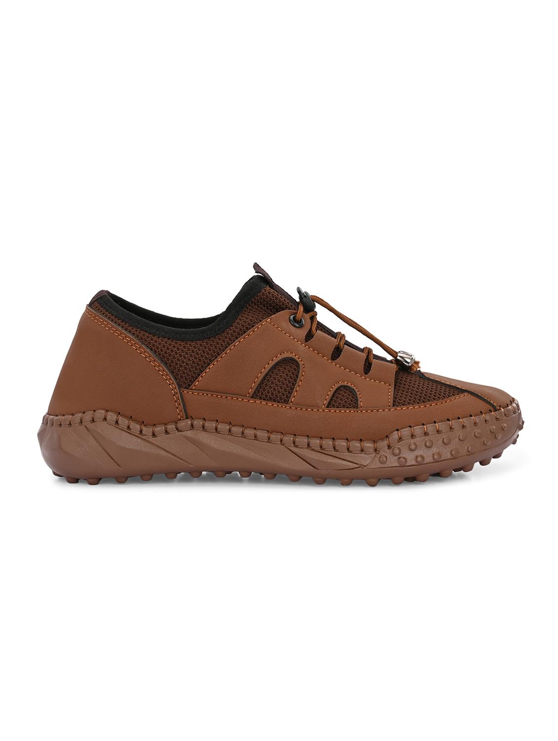men brown lace up sneaker - 21998092 - Standard Image - 3