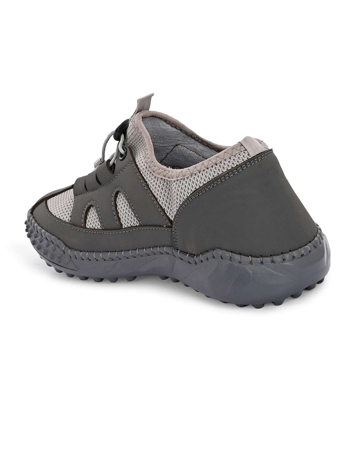 men grey lace up sneaker - 21998093 - Standard Image - 3