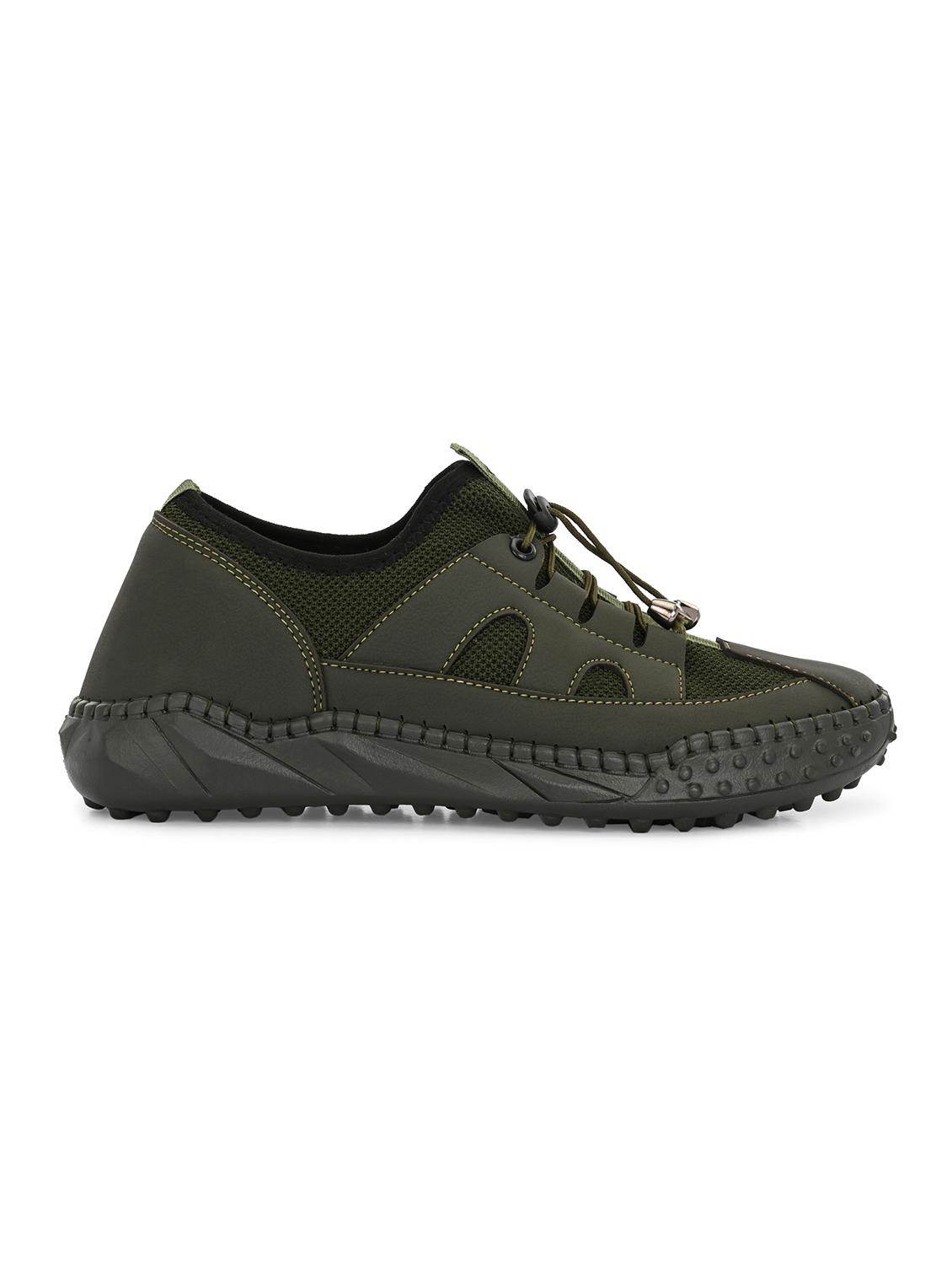 men olive lace up sneaker - 21998094 - Standard Image - 3