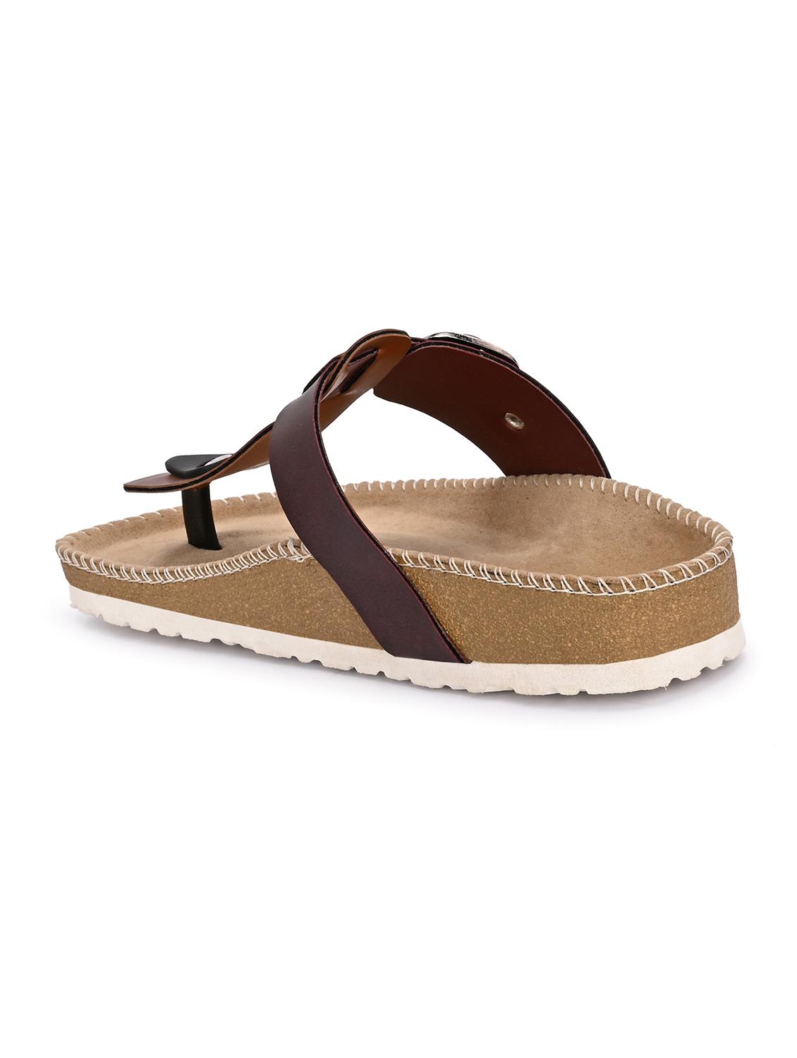 men toe seperator slip on sandal - 21998101 - Standard Image - 3