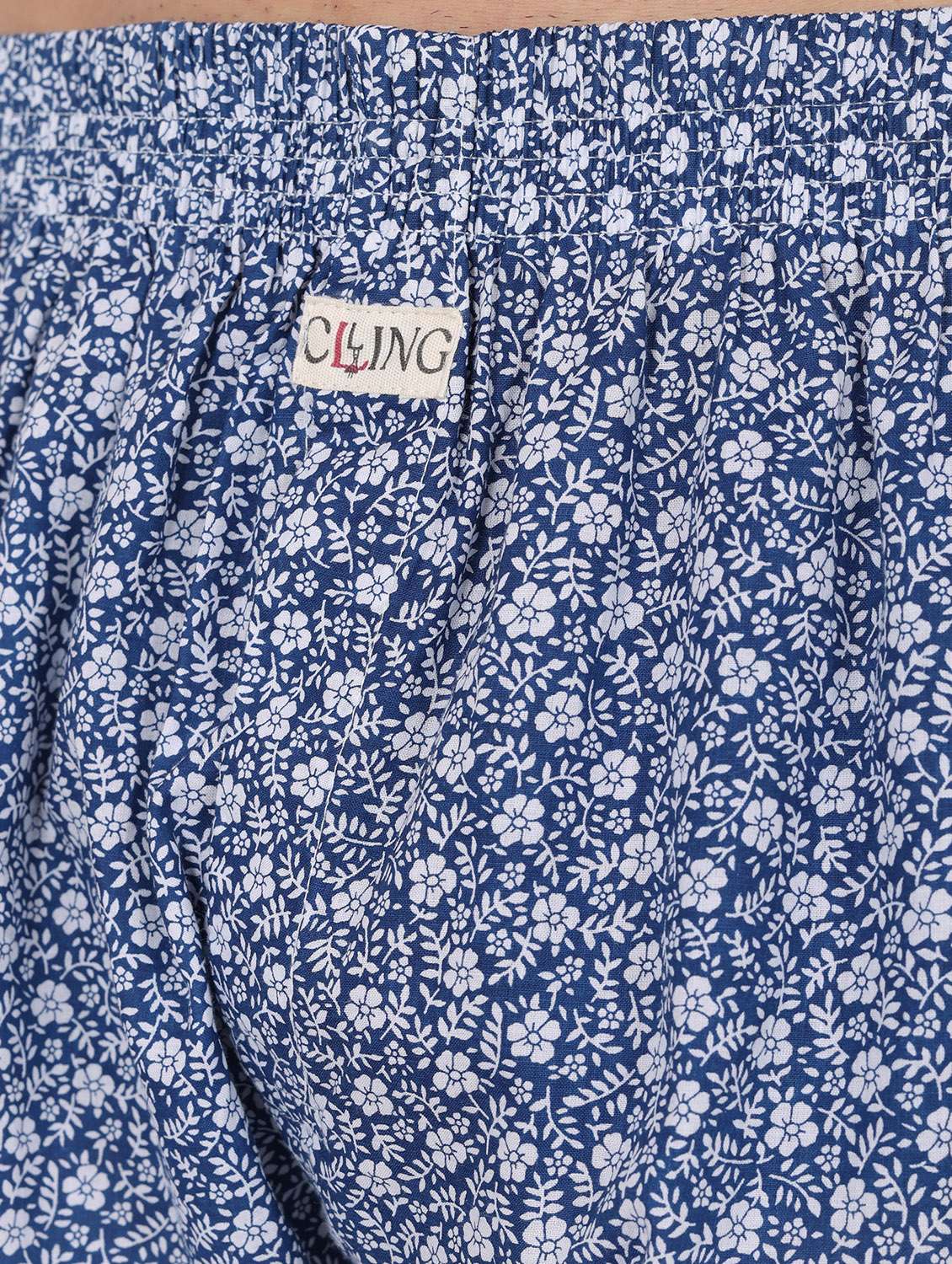 men floral printed mid rise loungewear boxer - 21998317 -  Standard Image - 5