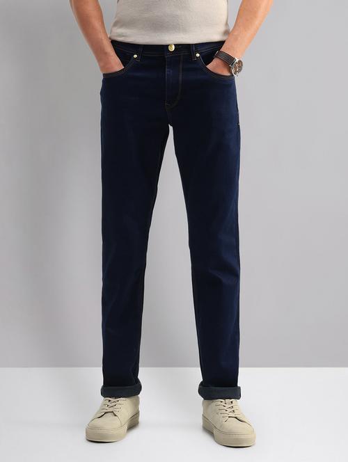 men solid mid rise slim fit jeans - 21998385 -  Standard Image - 0