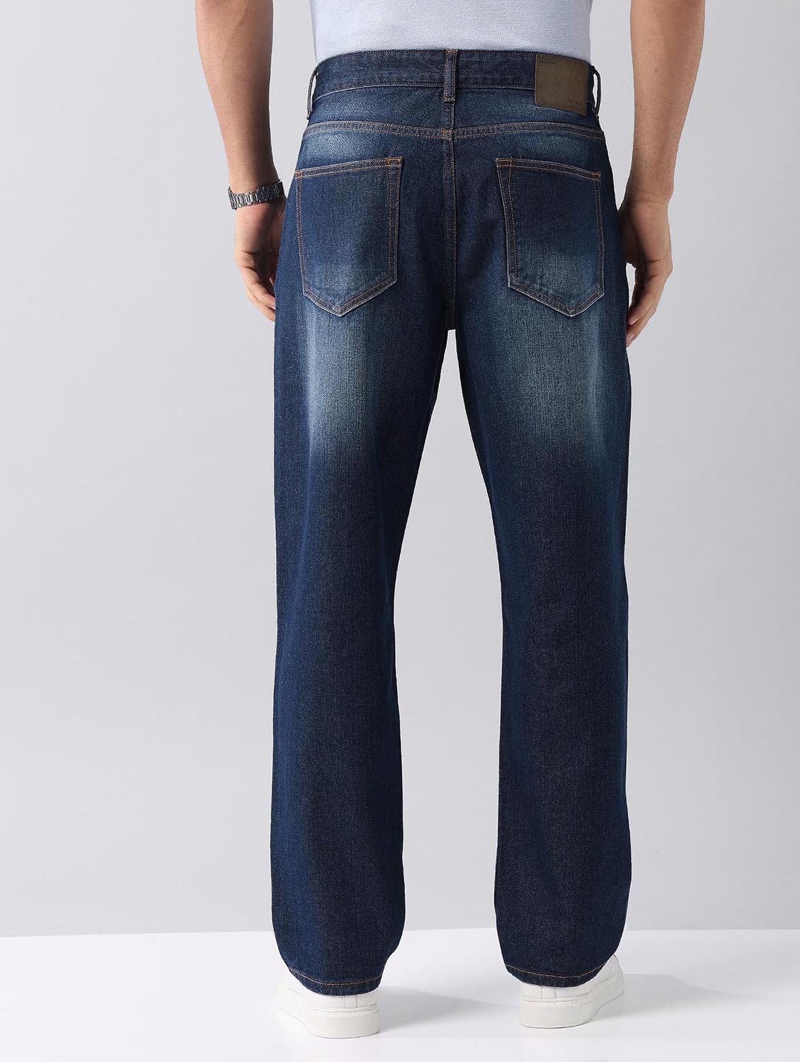 men washed mid rise baggy jeans - 21998391 - Standard Image - 3