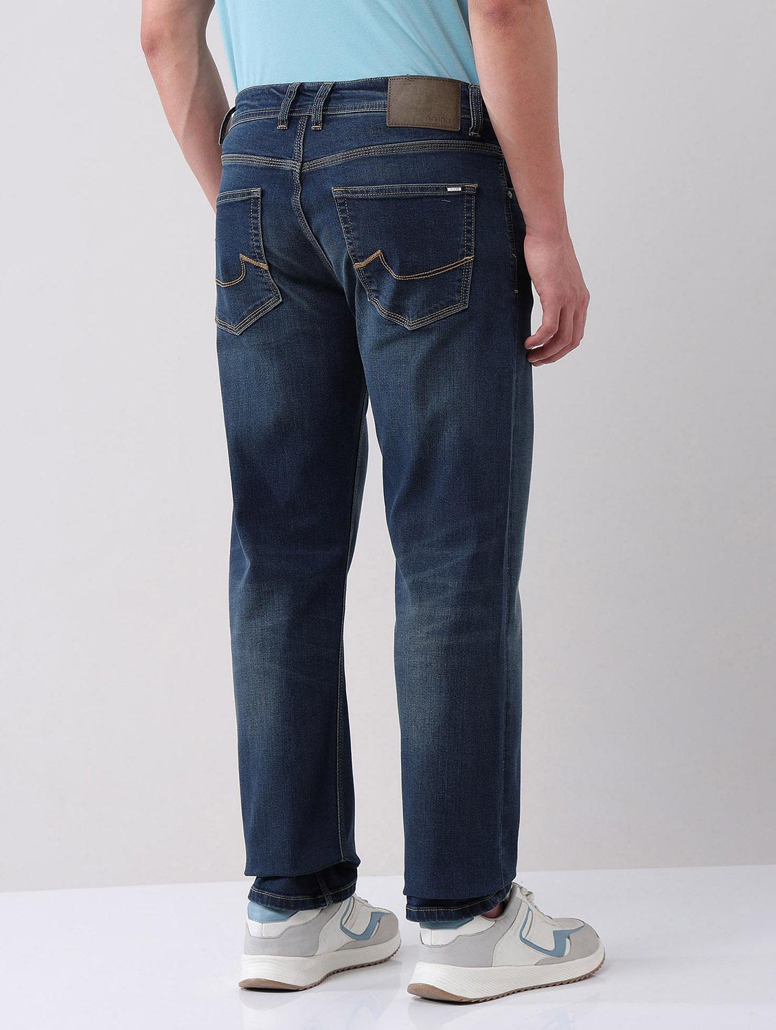 men washed mid rise slim fit jeans - 21998413 - Standard Image - 3