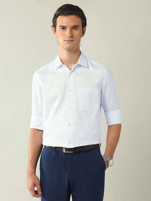 men striped long sleeve regular fit formal shirt - 21998439 - Standard Image - 0