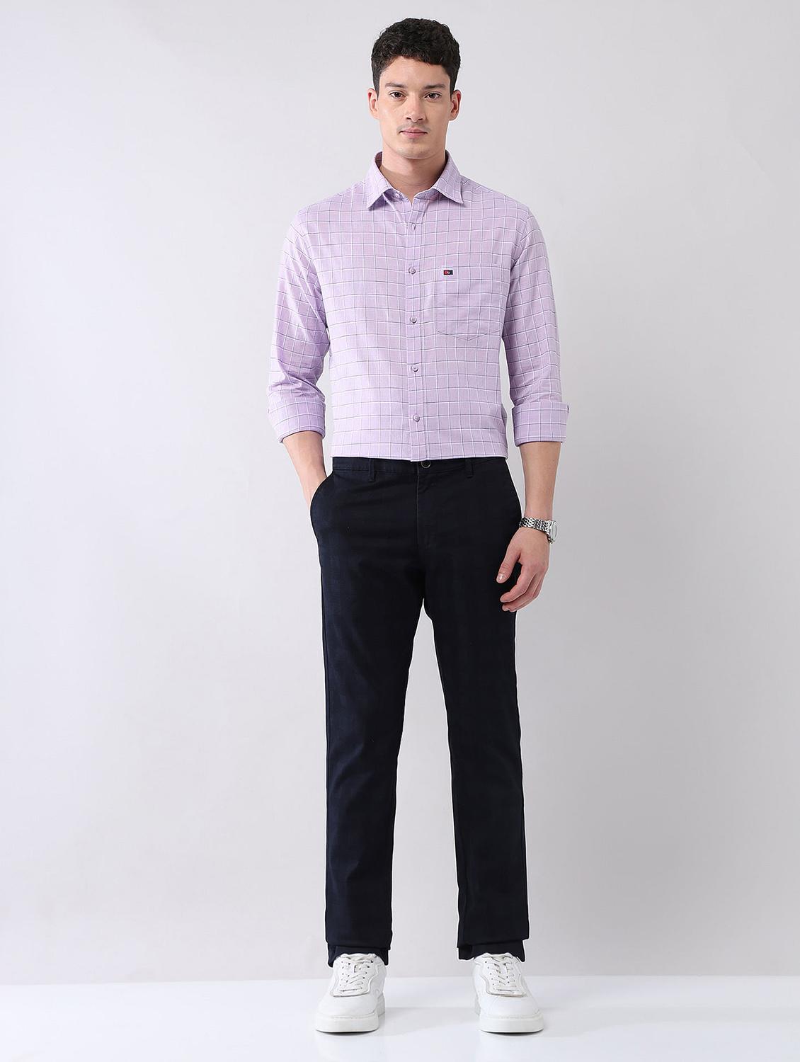 men checkered long sleeve regular fit casual shirt - 21998475 - Standard Image - 5