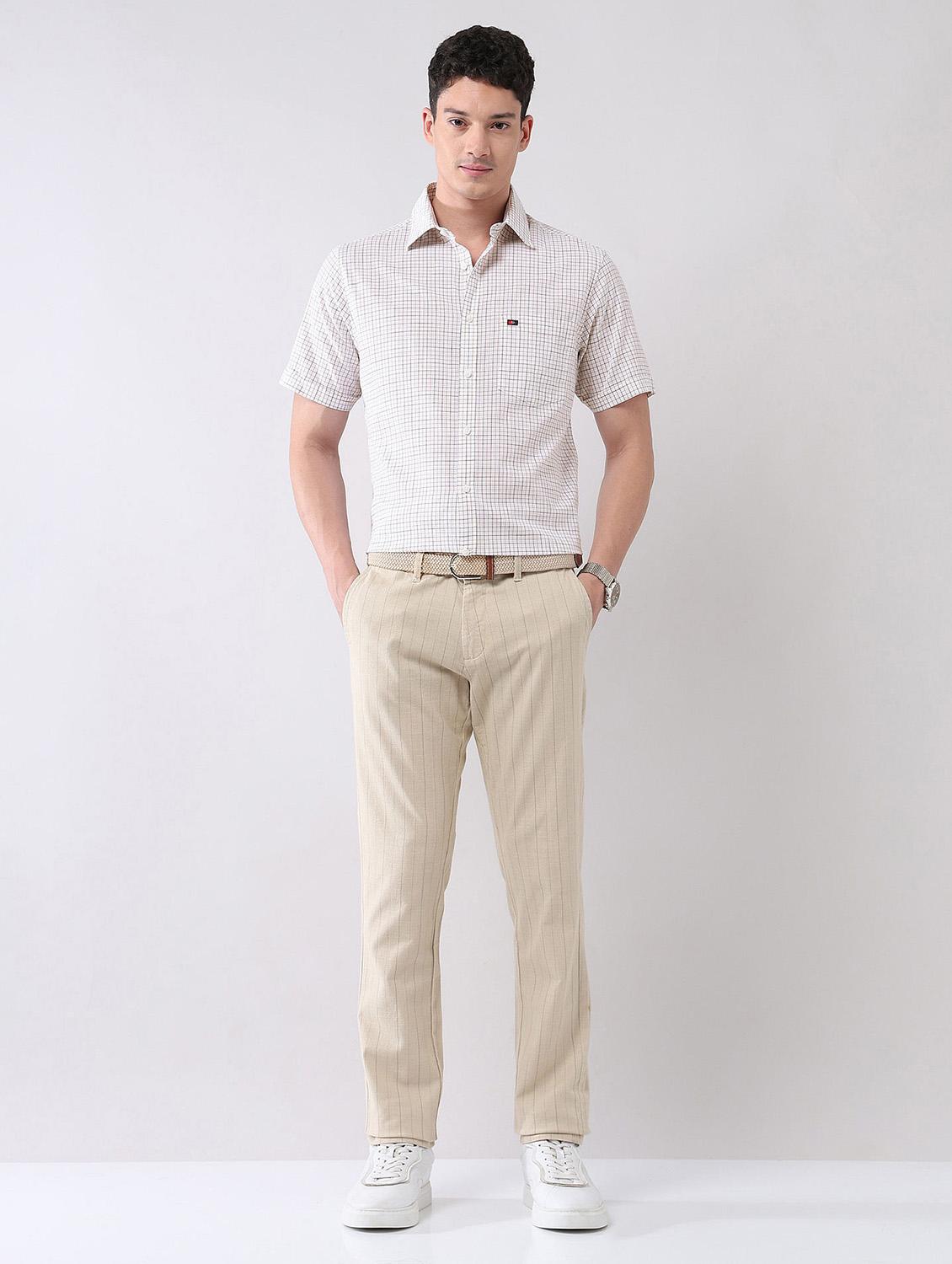 men checkered short sleeve regular fit casual shirt - 21998483 - Standard Image - 5