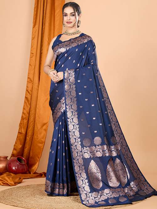 women self design banarasi saree with blouse - 21998522 -  Standard Image - 0