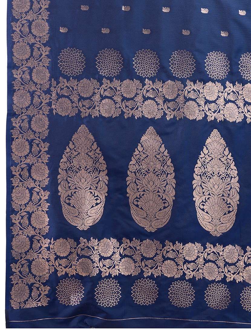 women self design banarasi saree with blouse - 21998522 -  Standard Image - 3