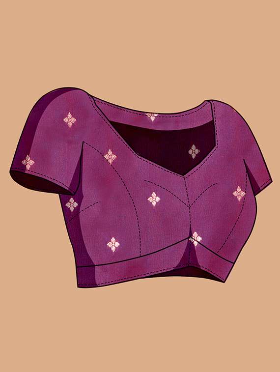 women self design banarasi saree with blouse - 21998525 - Standard Image - 3
