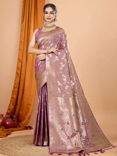 women self design banarasi saree with blouse - 21998530 -  Standard Image - 0