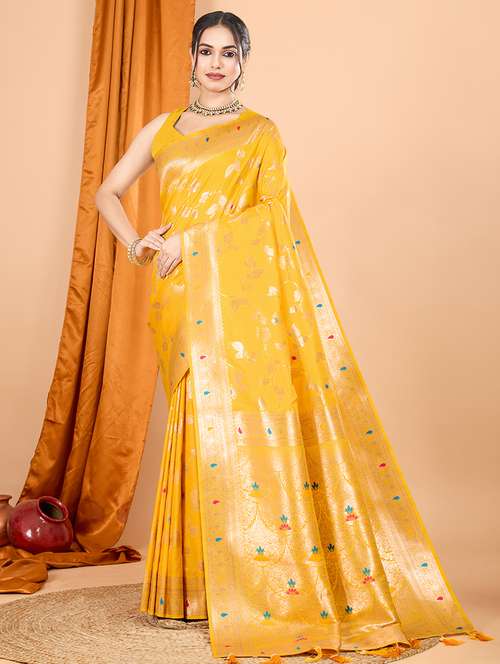 women self design banarasi saree with blouse - 21998536 -  Standard Image - 0