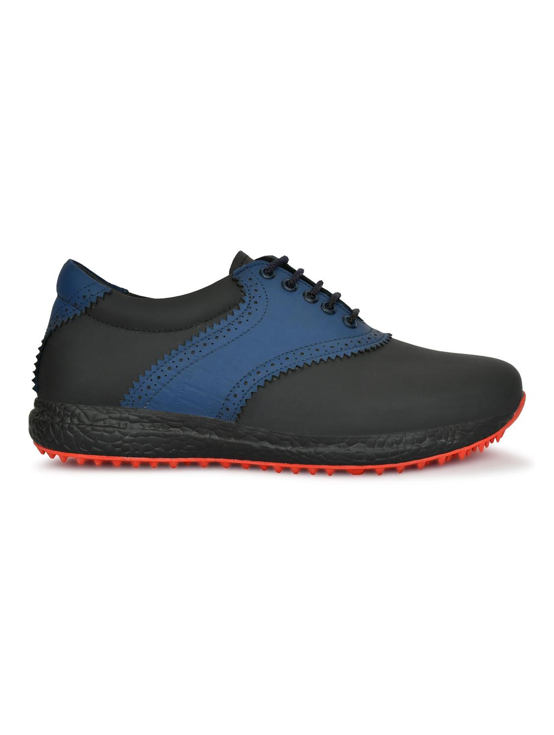 hitcaro men's premium leather lace - up professional golf shoes - 21998673 - Standard Image - 3