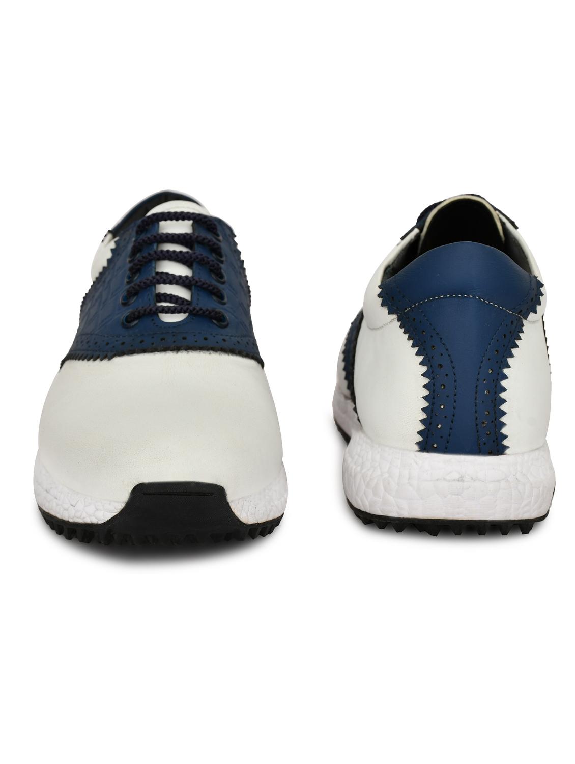 hitcaro men's premium leather lace - up professional golf shoes - 21998678 - Standard Image - 3