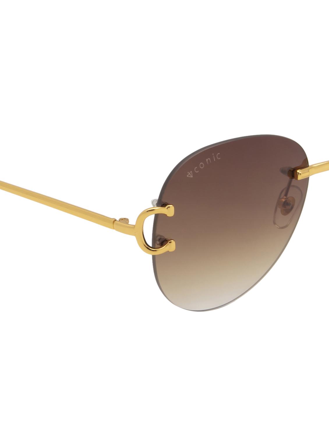 ted smith unisex aviator sunglasses with uv protected lens - 21998685 - Standard Image - 5