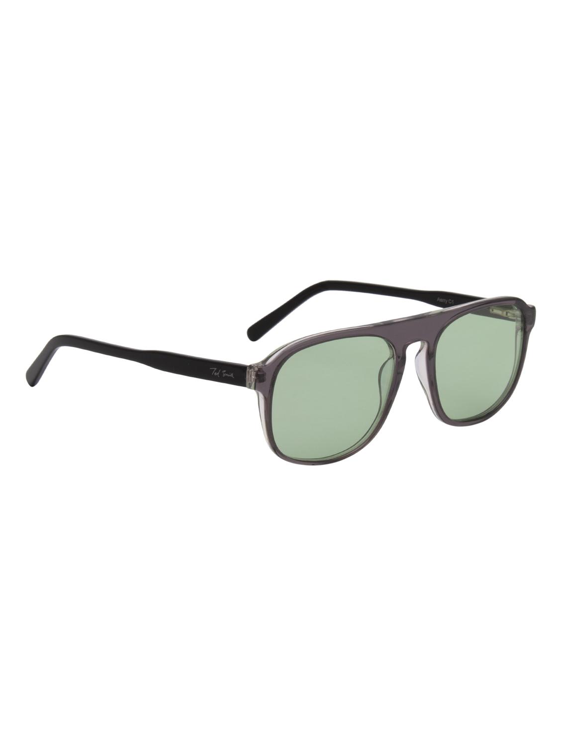 ted smith unisex aviator acetate sunglasses with polarised and uv protected lens - 21998689 - Standard Image - 3